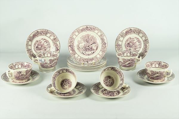 Lot in porcelain