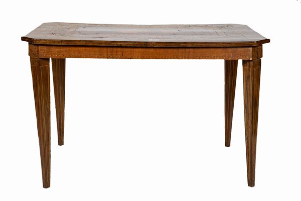 Lombardo living room table of Louis XVI line