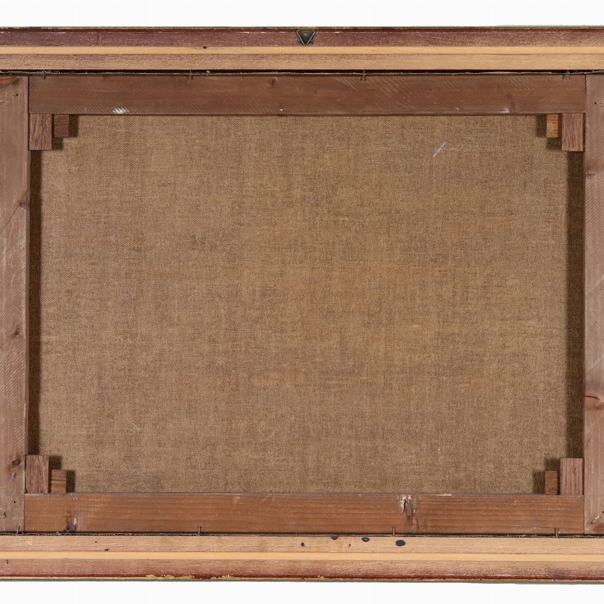 "L'avaro", dipinto ad olio su tela