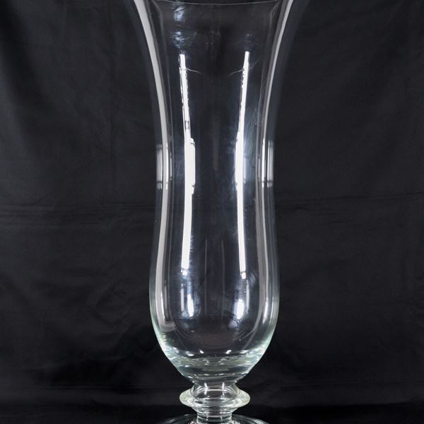 Grande vaso in cristallo