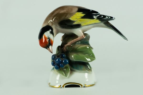 Rosenthal porcelain figurine &quot;Bird with grapes&quot;