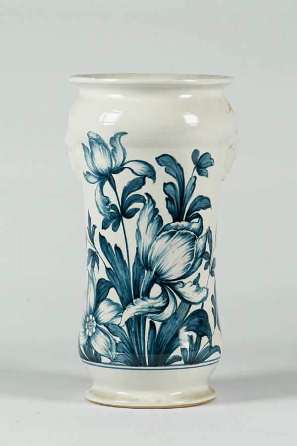 Albarello in maiolica smaltata