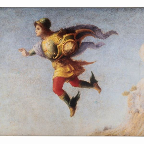 “Mercurio”, oleografia a colori su tela