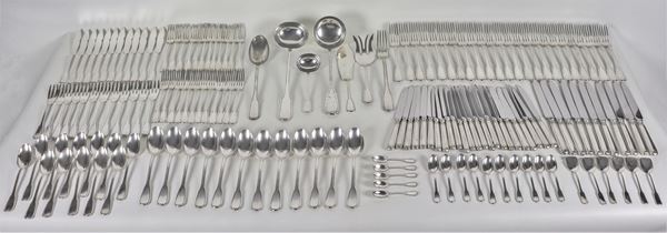 Chiseled and embossed silver cutlery set (159 pcs), gr. 8300