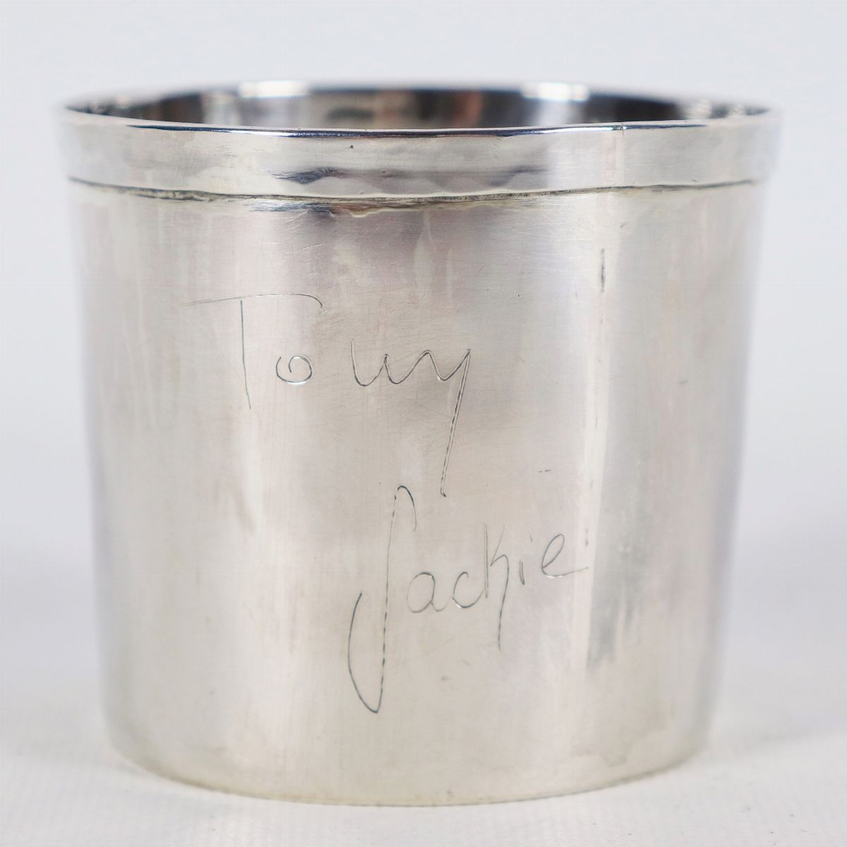 Bicchiere in argento Titolo 925, gr. 110