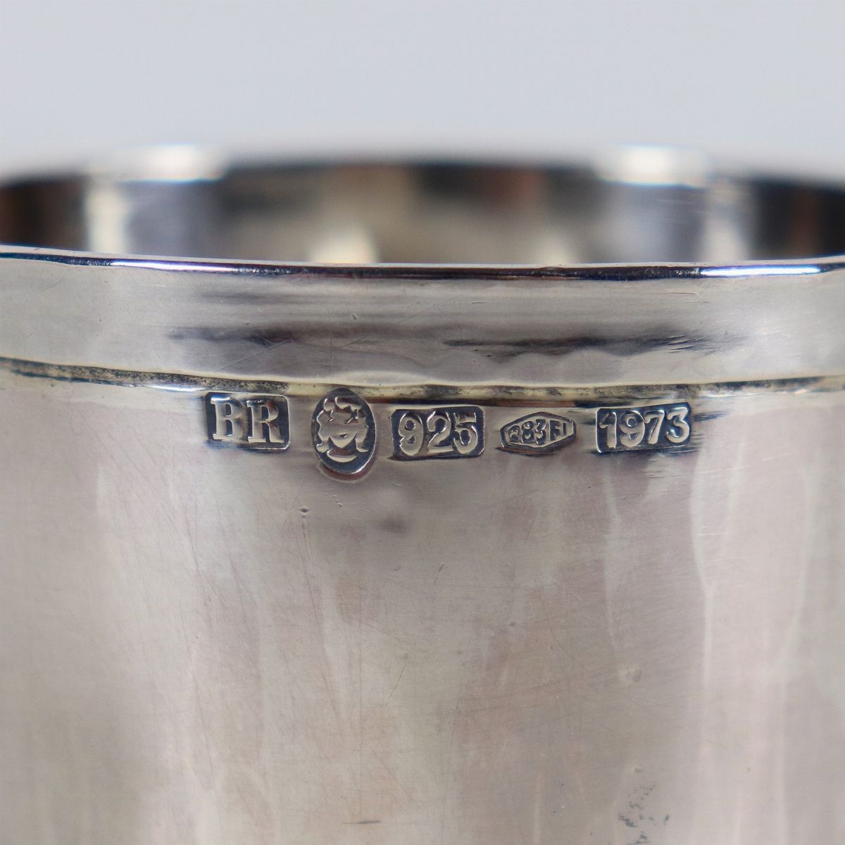 Bicchiere in argento Titolo 925, gr. 110