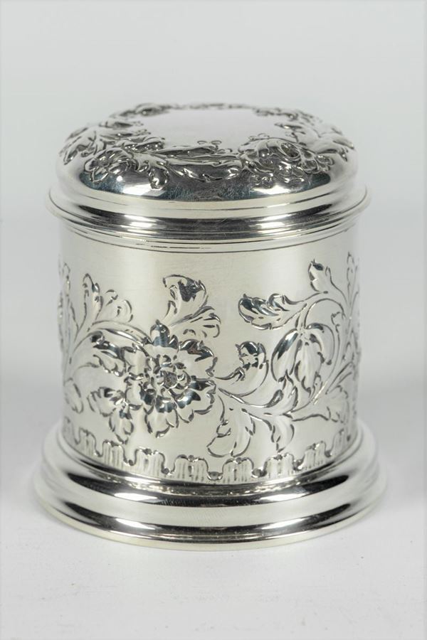 Silver box from the Queen Victoria period