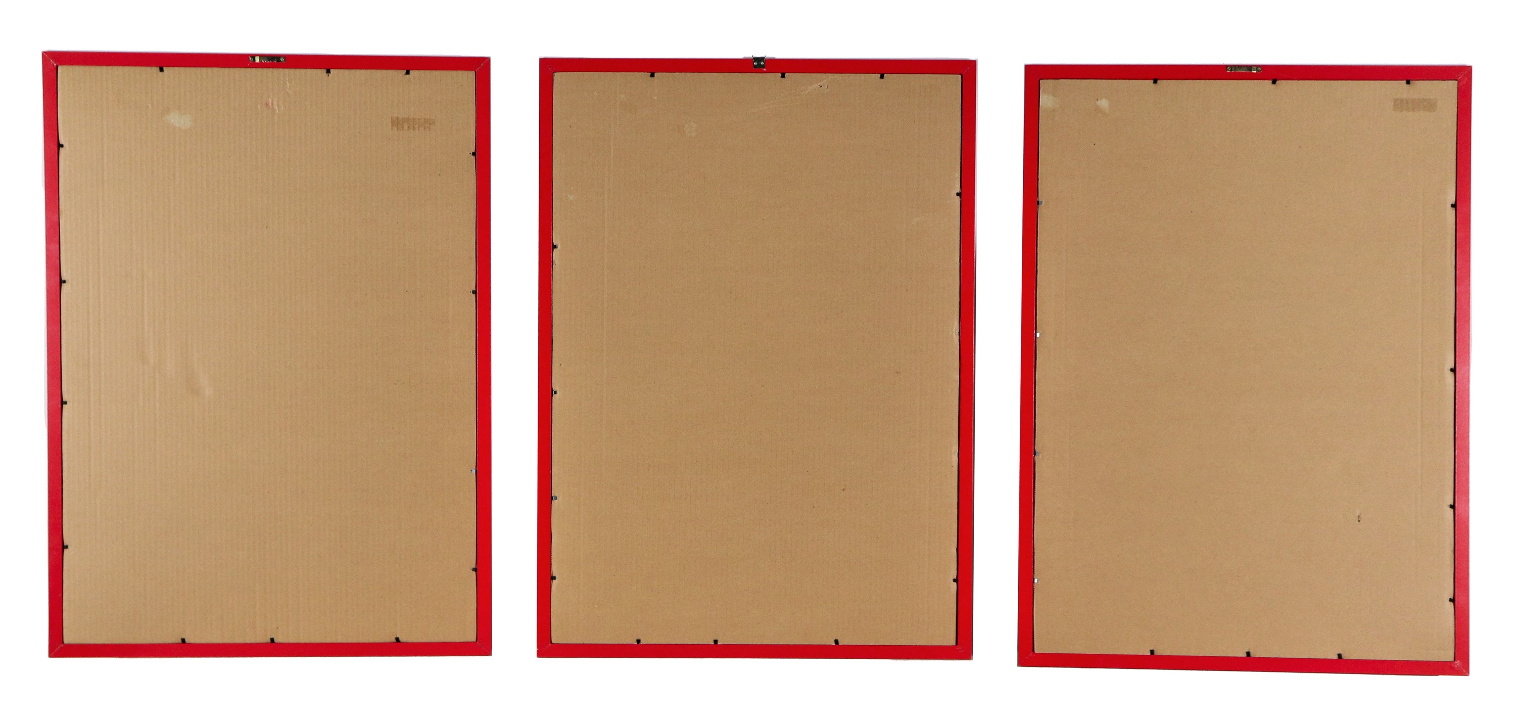 "Pagliacci", lotto di tre litografie, multipli 80/120