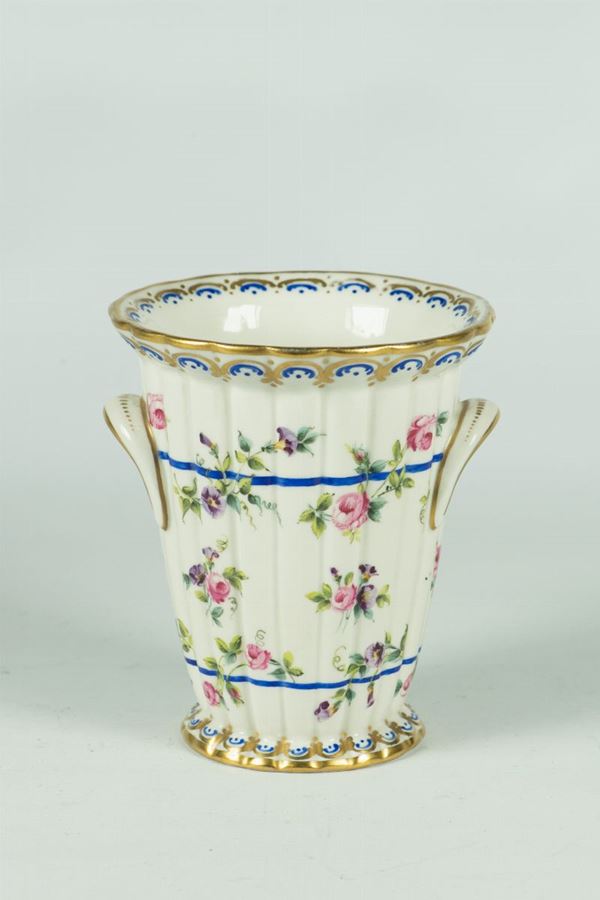 French porcelain vase