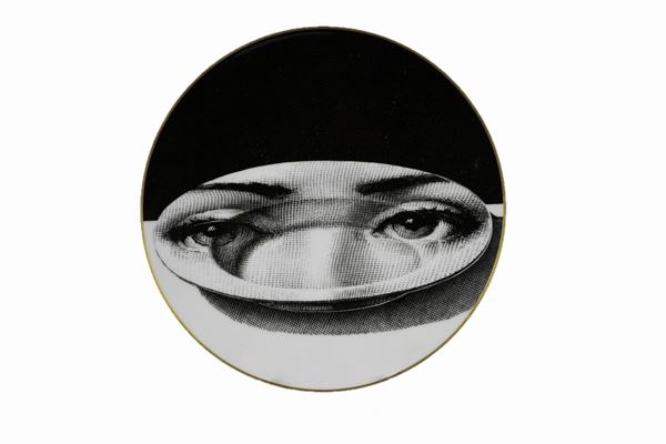 Piatto &quot;Volto di donna&quot;, disegno Fornasetti