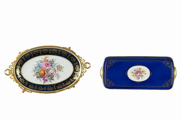 Lot in Sevr&#233;s and Bavaria porcelain