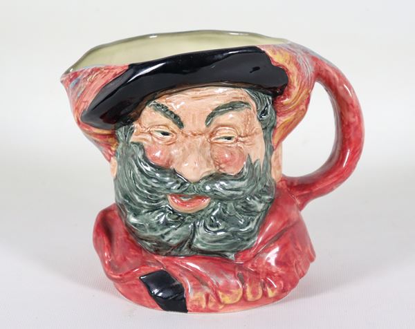 "Falstaff", originale boccale in porcellana inglese policroma e smaltata, marcato Royal Doulton 