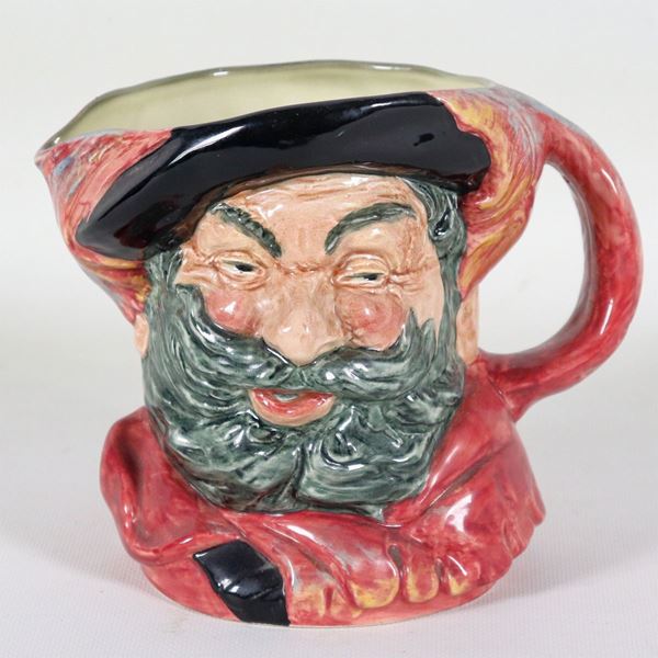 "Falstaff", originale boccale in porcellana inglese policroma e smaltata, marcato Royal Doulton 
