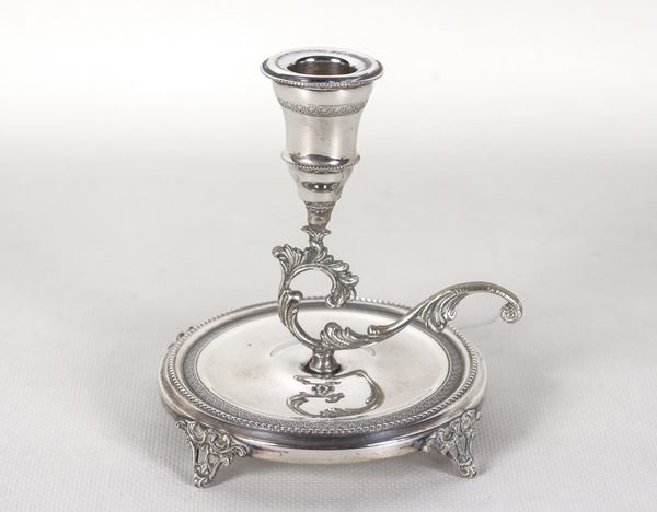 Chiseled and embossed silver lie with Empire motifs, gr. 140