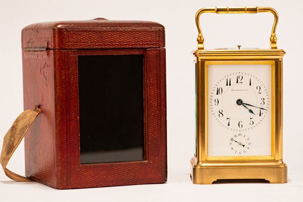 Travel cappuccina in golden metal signed Hausmann &amp; Co.