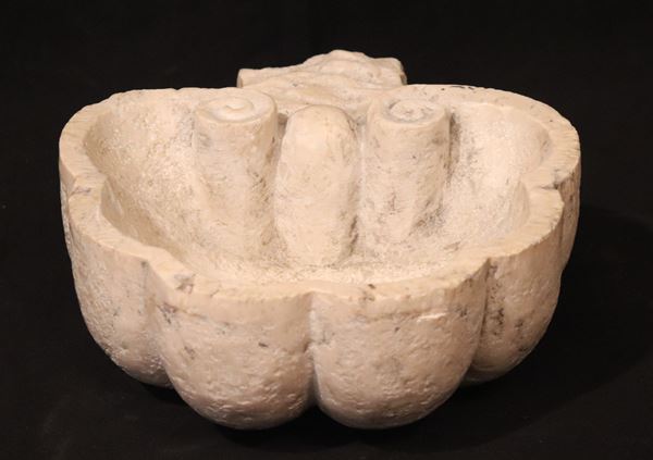 Small marble stoup. Early 20th century manufacturing