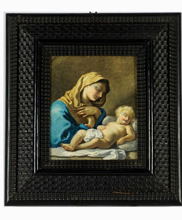 Tempera &quot;Madonna with Child&quot;