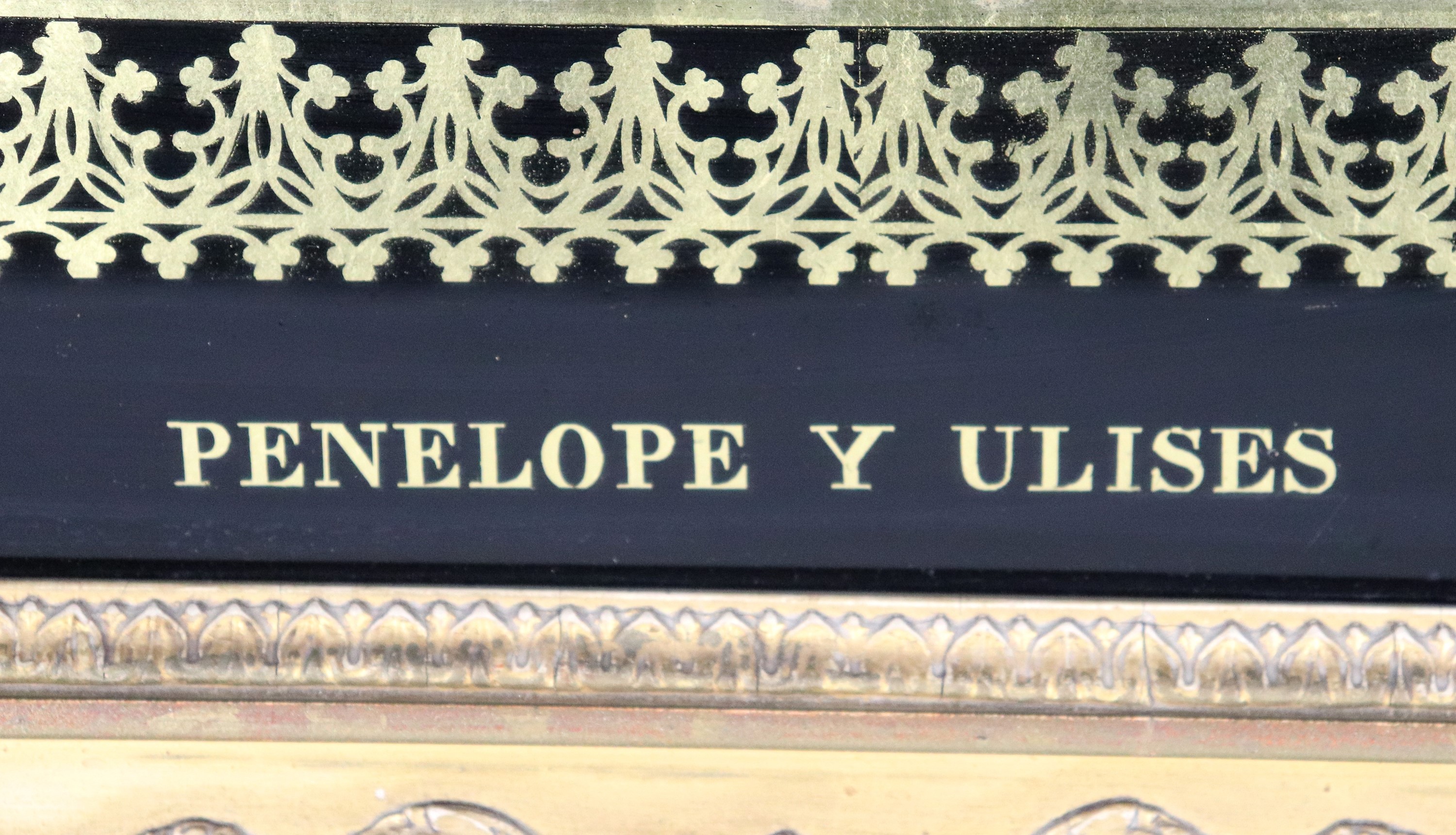 'Penelope e Ulisse' e 'Cincinnato riceve gli Ambasciatori di Roma', coppia di antiche grandi inci...