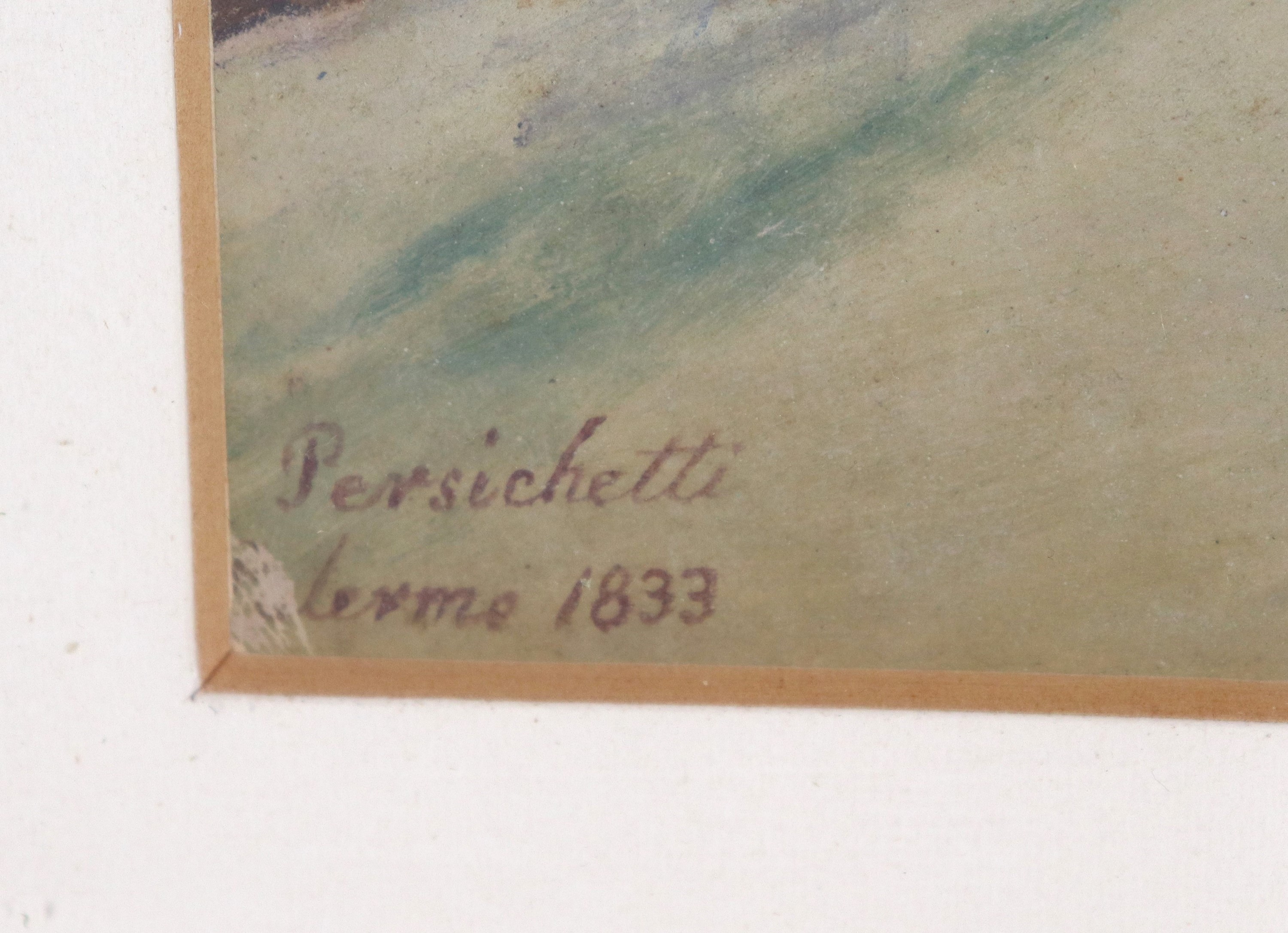 Firmato e datato Palermo 1883. "Lungomare di Palermo con l'imbarco dei Reali e il Monte Pellegrin...