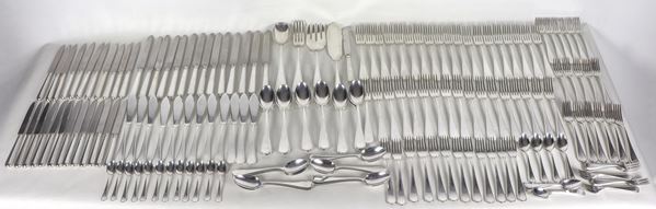 Silver cutlery set (186 pcs), gr. 8490