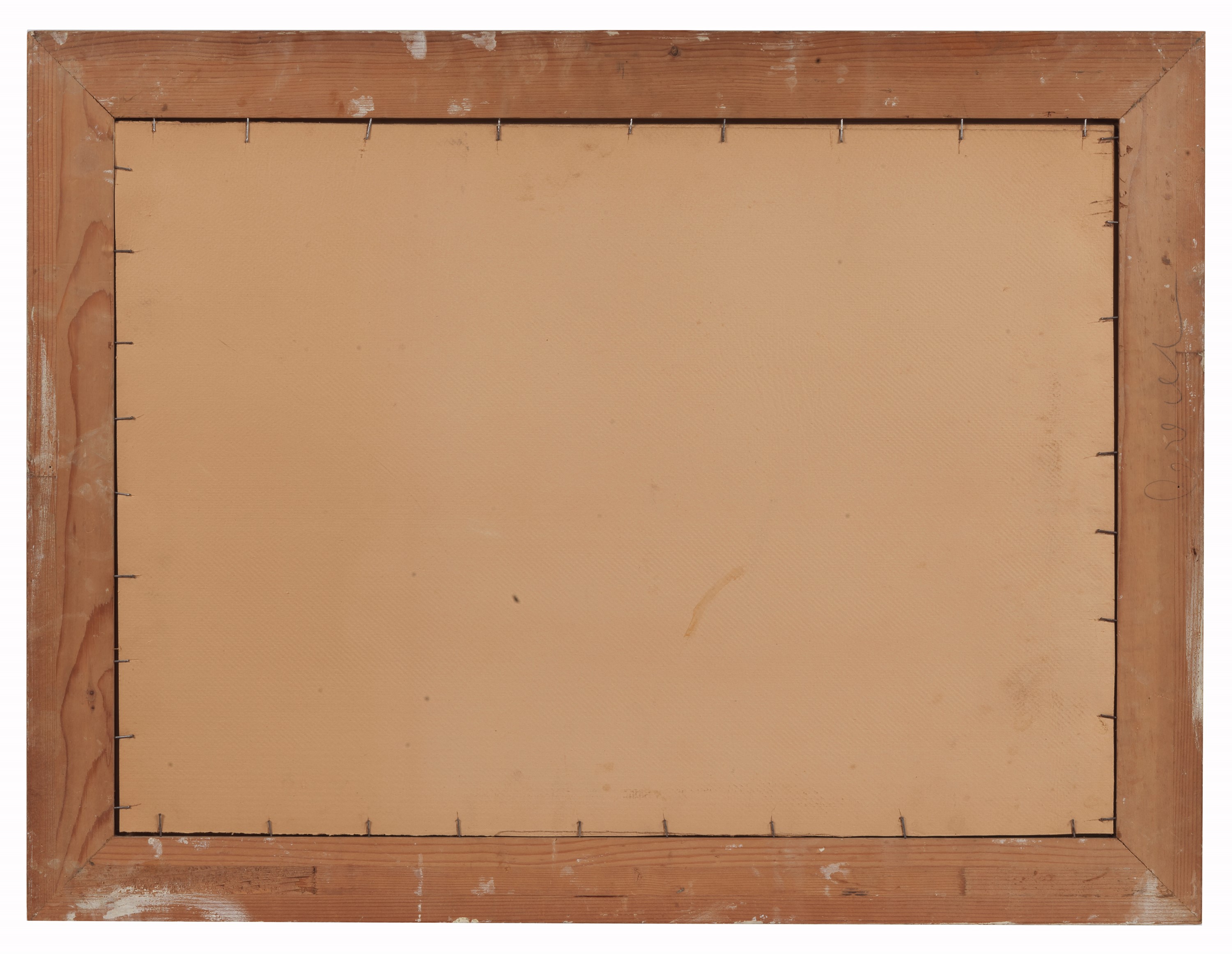 Firmato e datato 1953. "Terrazza a Villa d'Este a Tivoli", luminoso acquarello su carta, cornice ...