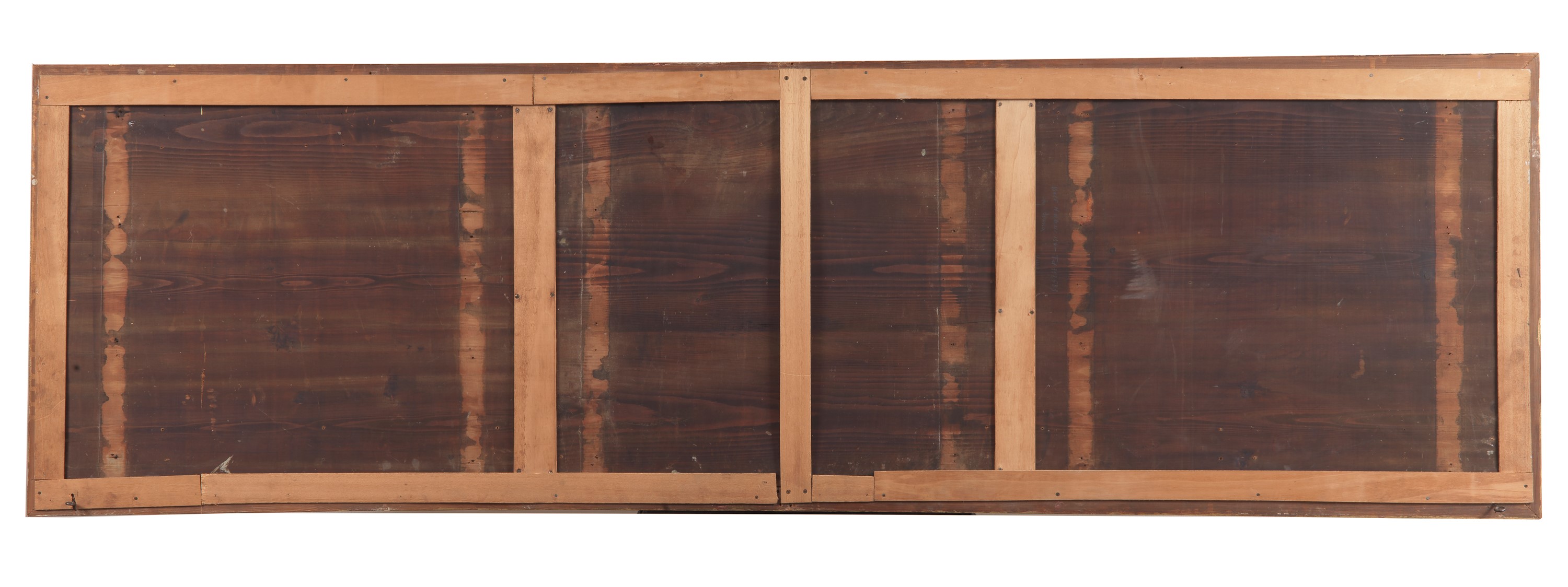 Firmato e datato 1911. "L'arrivo dei nobili alla festa nella villa", grande dipinto ad olio su ta...