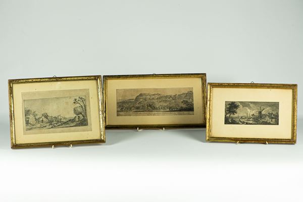 Three Antique &quot;Landscapes&quot; prints