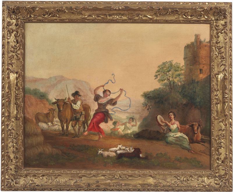 "Popolani con scene danzanti"