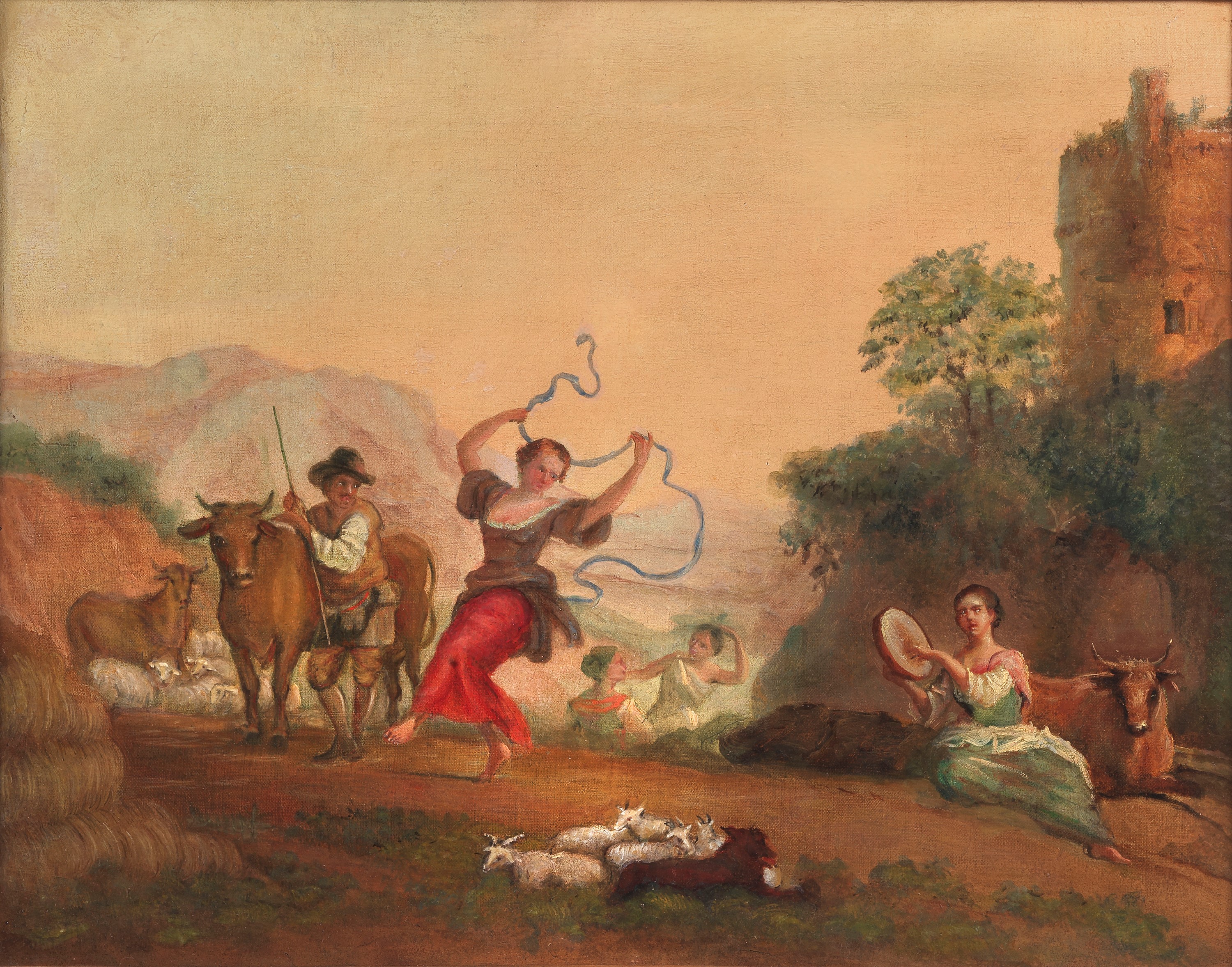 "Popolani con scene danzanti"