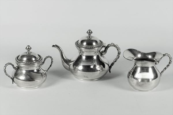 Silver tea service