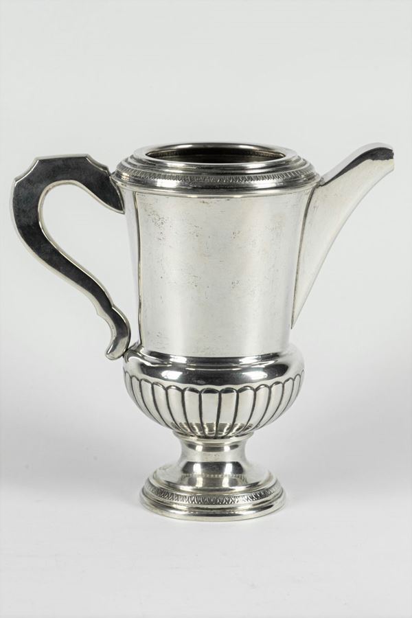 Silver coffee maker