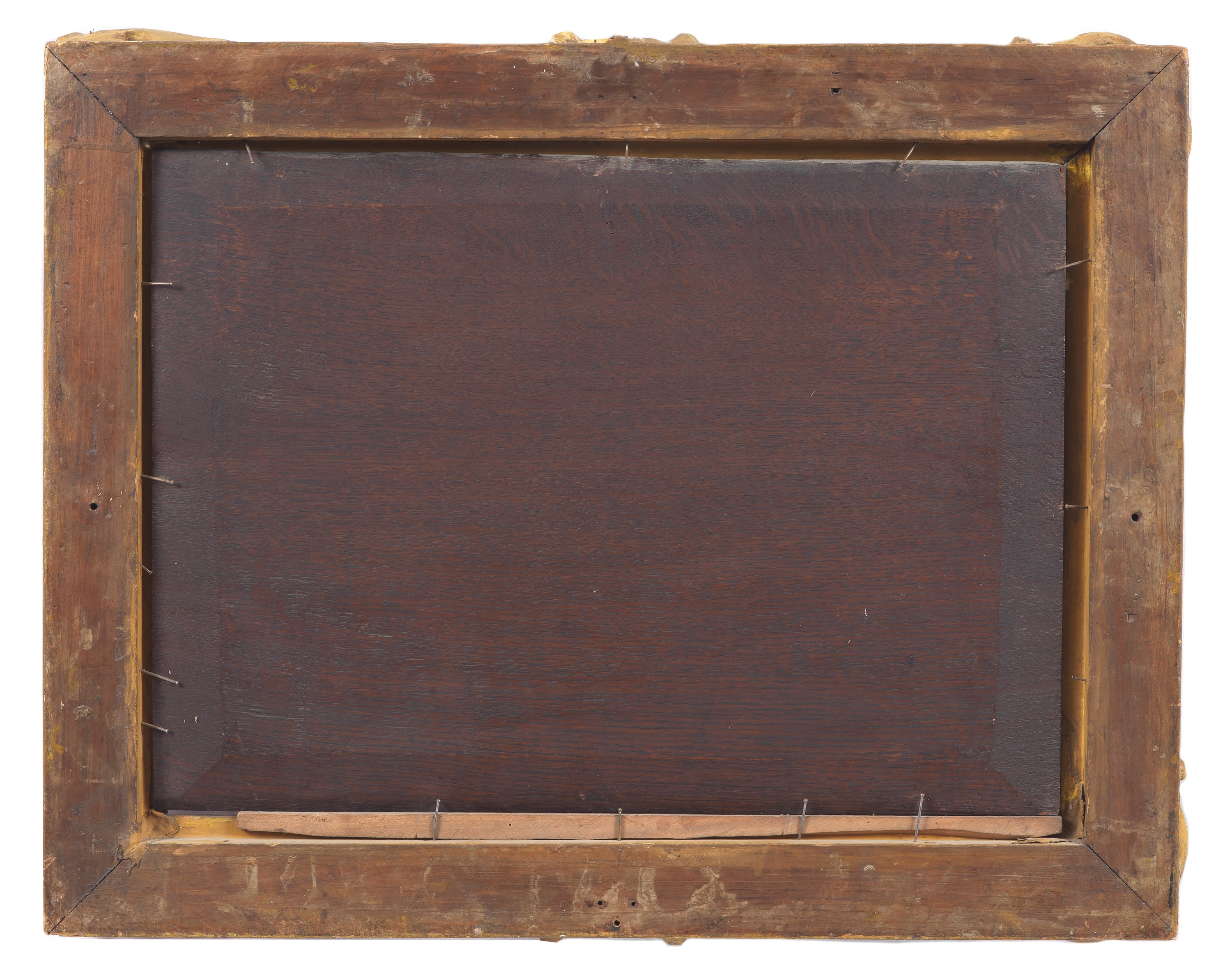 Firmato e iscritto Roma. "Il cantastorie con i popolani", dipinto ad olio su tavola di ottima rea...