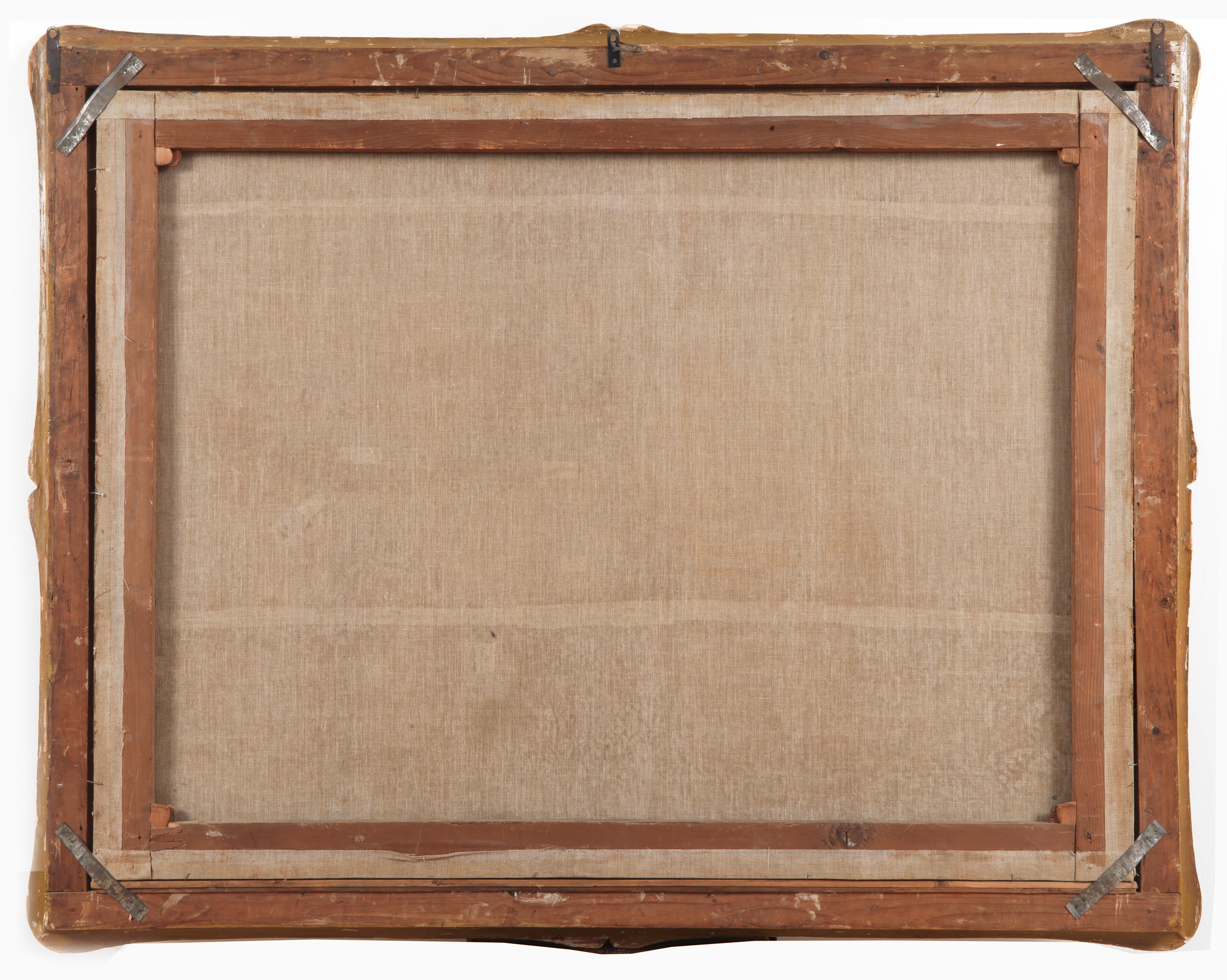 "Diana e Endimione", dipinto ad olio su tela in cornice in legno dorato