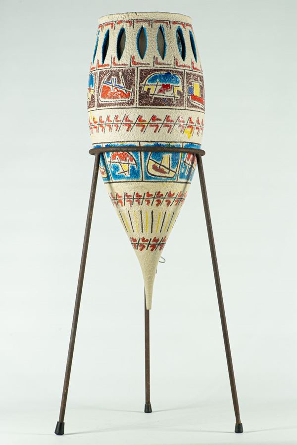Vietri ceramic lamp