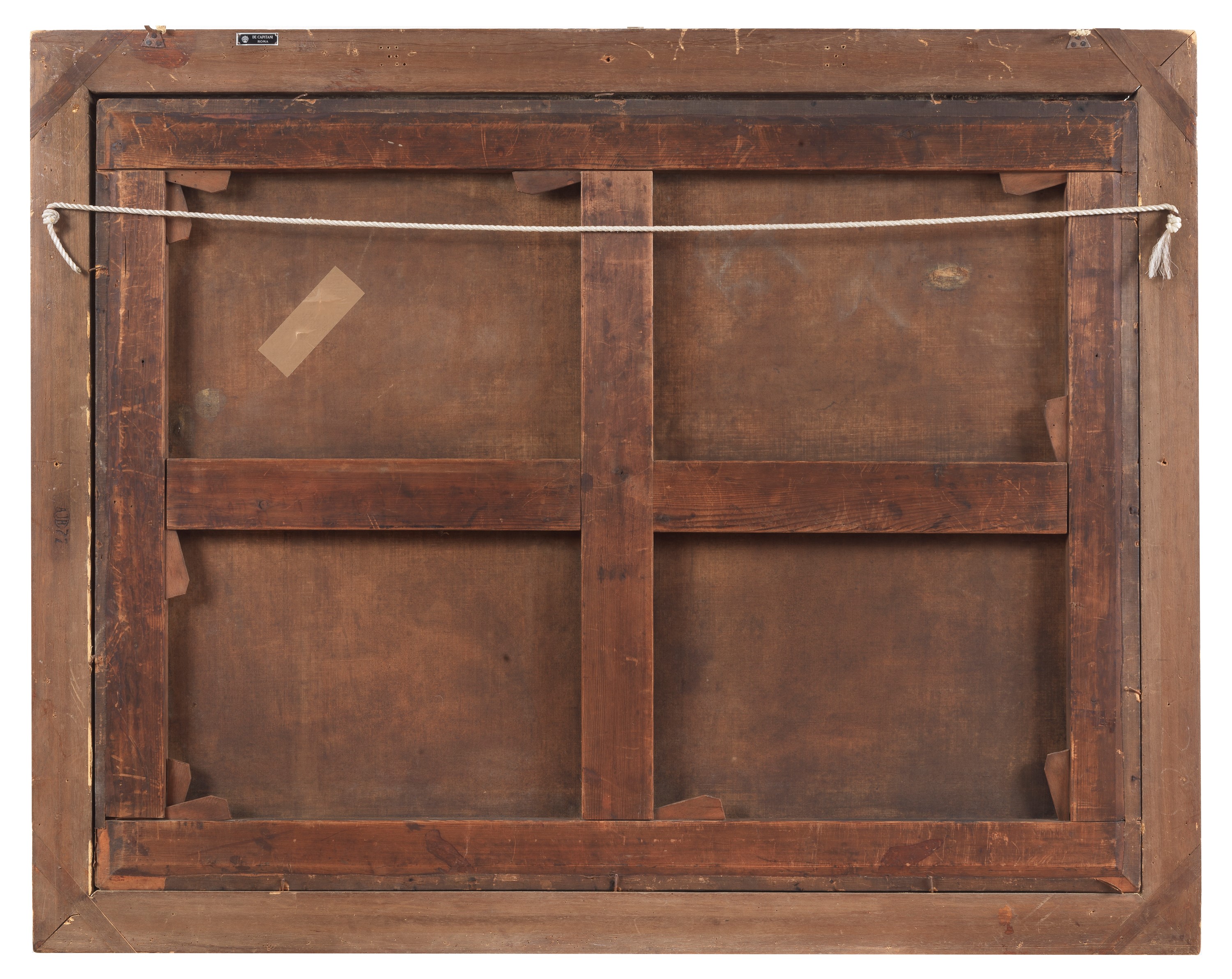 "Gesù e la Samaritana", pregevole dipinto ad olio su tela di ottima esecuzione pittorica in corni...