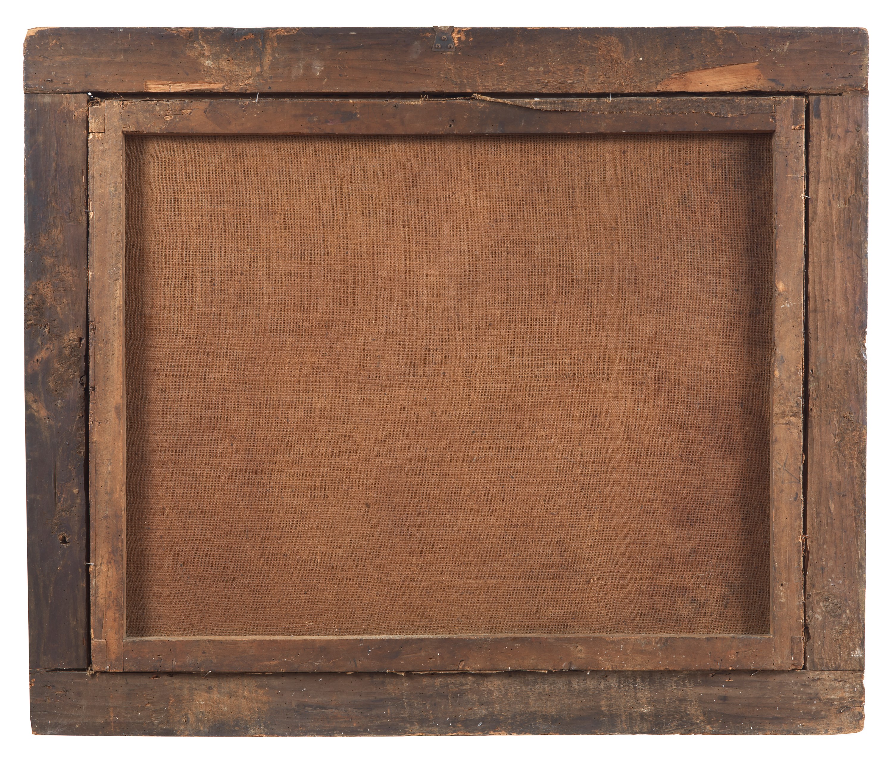 "Giuditta con la testa di Oloferne", dipinto ad olio su tela in antica cornice in legno decorato ...