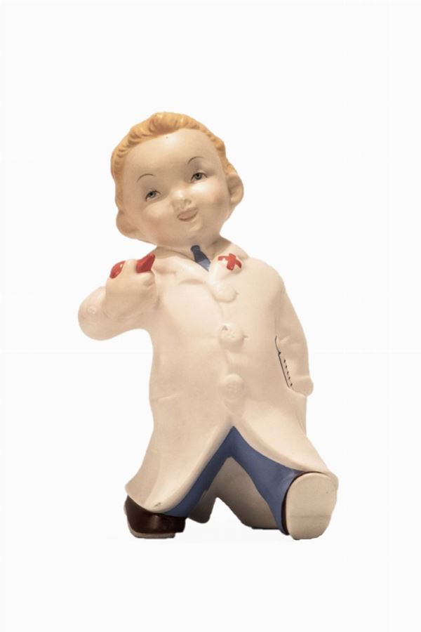 Small Lenci Sculpture &quot;The Doctor&quot;