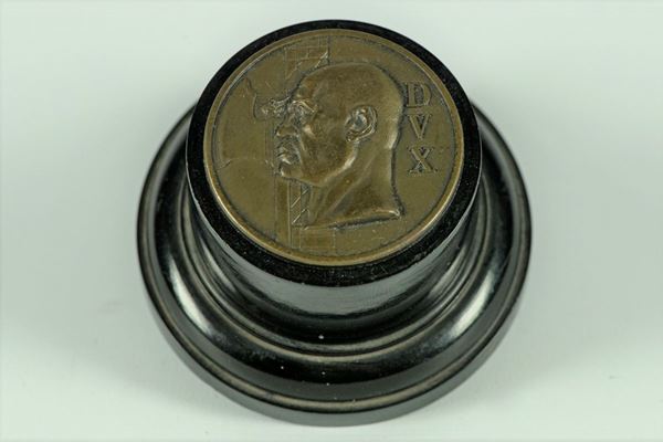 Medaglia in bronzo &quot;Mussolini Dux&quot;