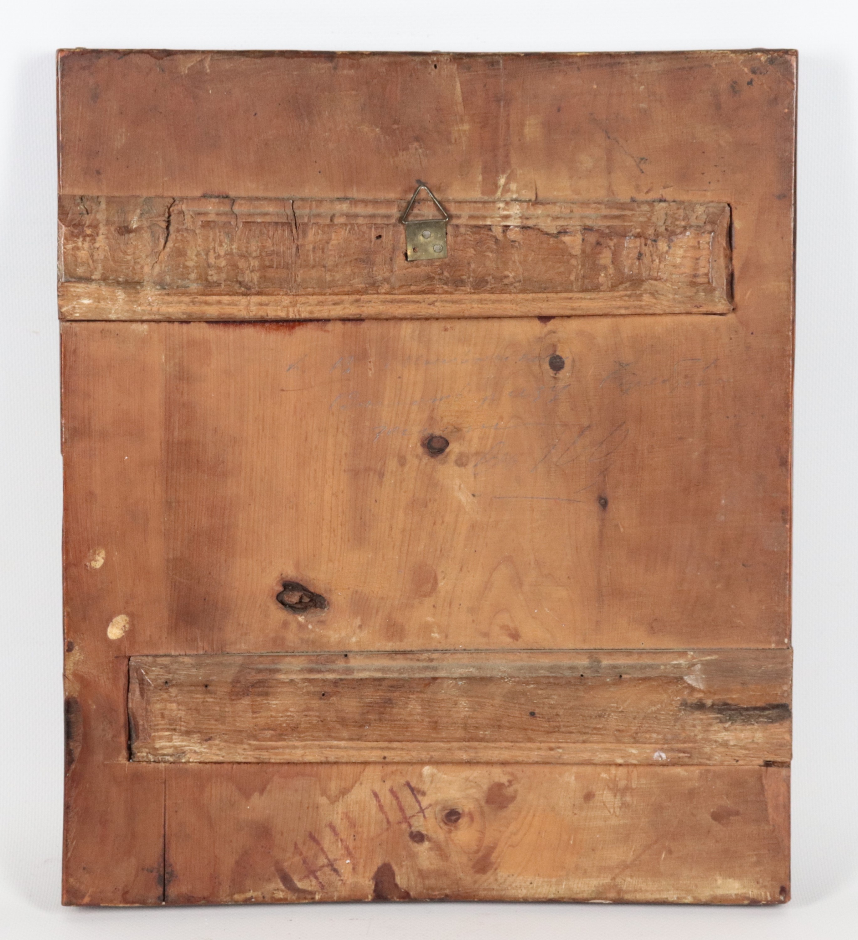 San Giovanni Battista Angelo del deserto", antica icona russa dipinta su tavola. Russia Inizio XI...