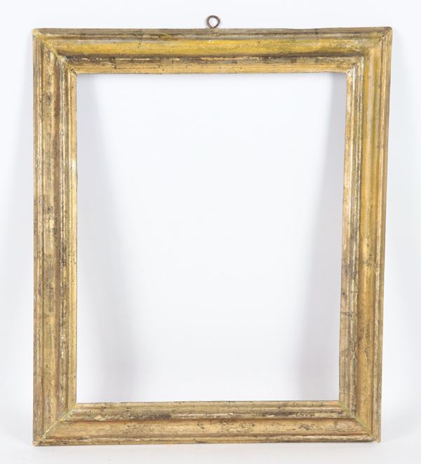 Antica piccola cornice in legno dorato